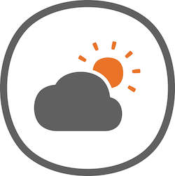 Totally weather independent Totally weather independent